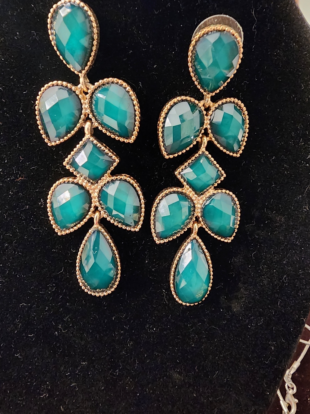 New Amrita 18KGP 'Sunset' Dangle Earrings